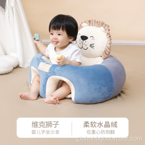 Kids Plush Chairs Hot Selling Cartoon Baby Learning Seat Chair Factory